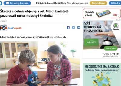 Napsali o nás: Badatelský kroužek ve strakonickém Deníku