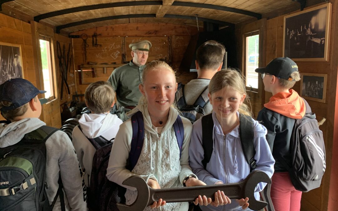 Žáci se vydali po stopách legionářů