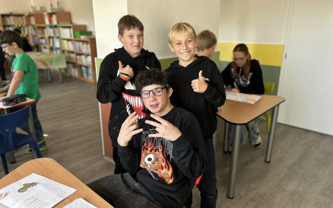 Deváťáci s páťáky putovali po krajích ČR