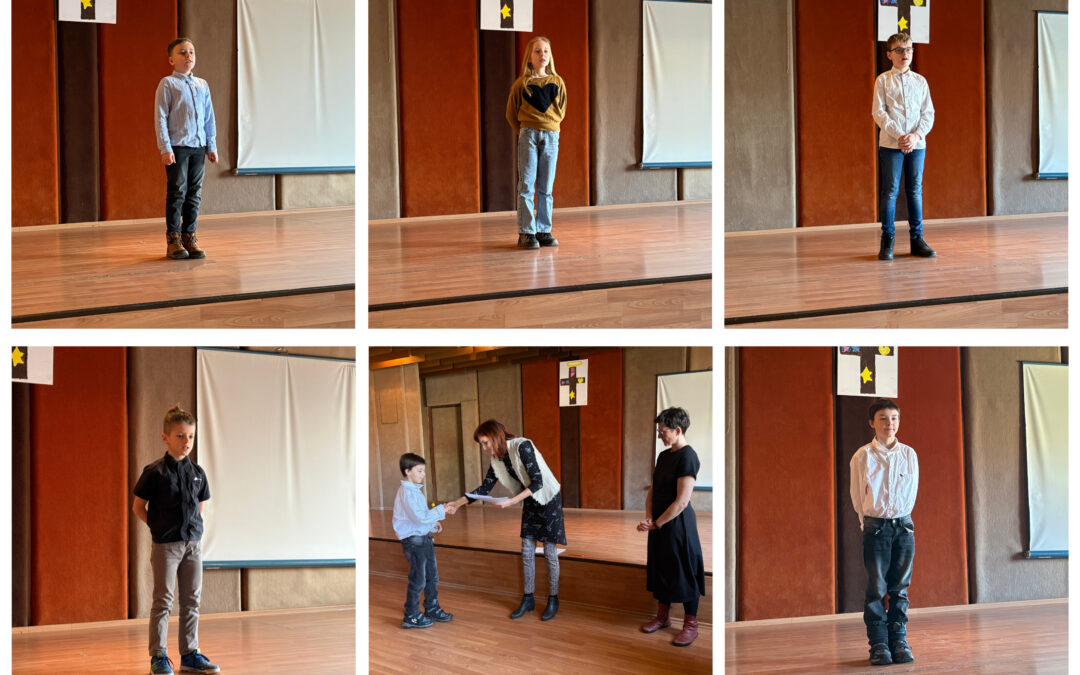 Naši recitátoři byli úspěšní a postupují do okresního kola