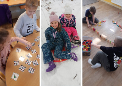 Leden a únor v družině