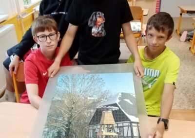 Puzzle v ranní družině