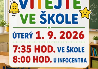 Zahájení školního roku 2026-27