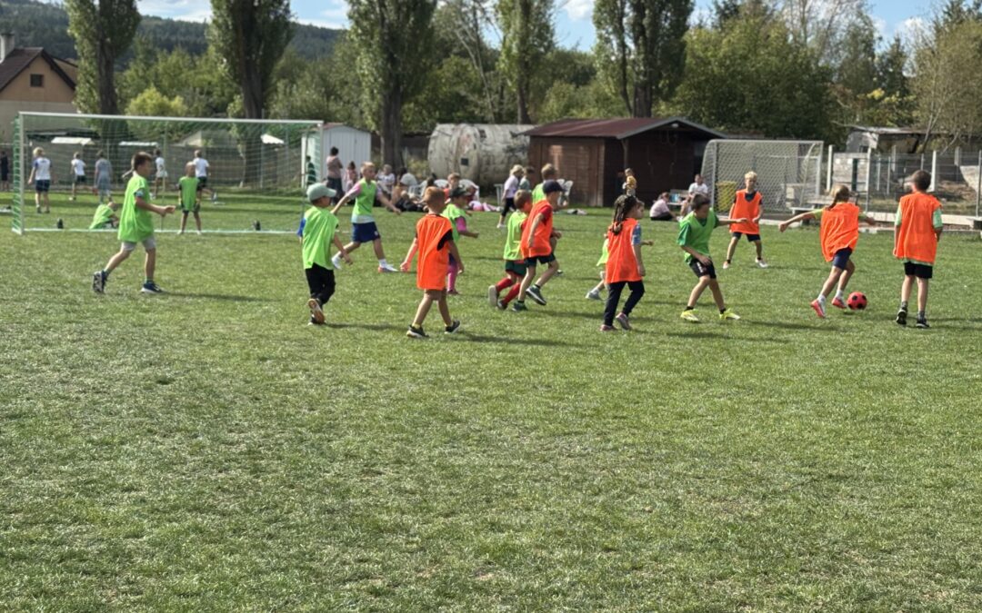 FOTBALOVÝ TURNAJ 1. STUPNĚ VYHRÁLY DĚTI V BARVÁCH FC BARCELONA